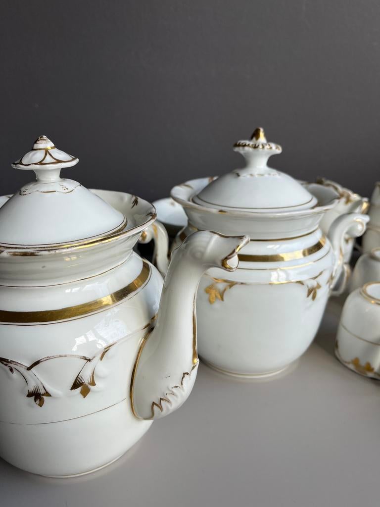 Antiek servies, 1880/1900, 34 delig, Enlèvement