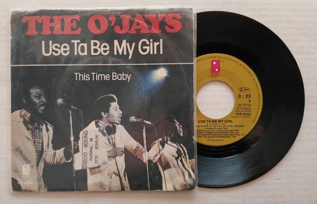 THE O'JAYS - Used ta be my girl (45t), CD & DVD, Enlèvement ou Envoi, Comme neuf, 7 inch, R&B et Soul