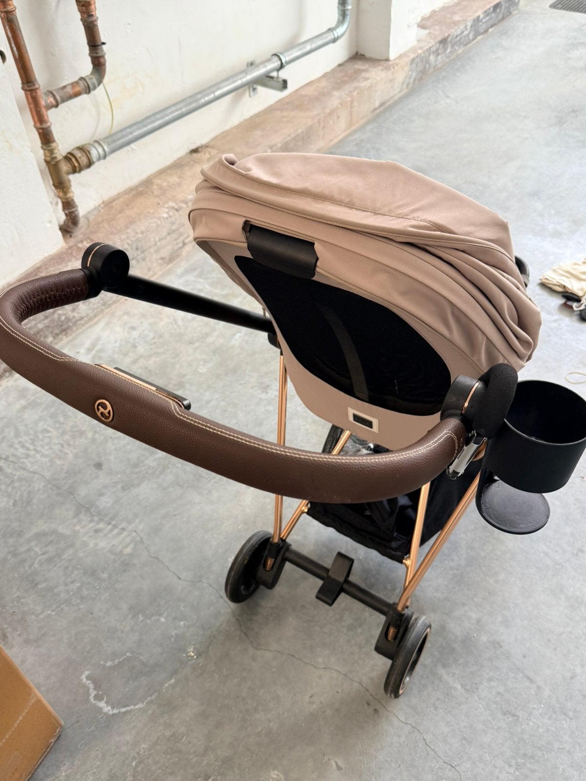 Cybex Mios 3 kinderwagen in chroom en beige, Kinderen en Baby's, Kinderwagens en Combinaties, Ophalen, Zo goed als nieuw, Kinderwagen
