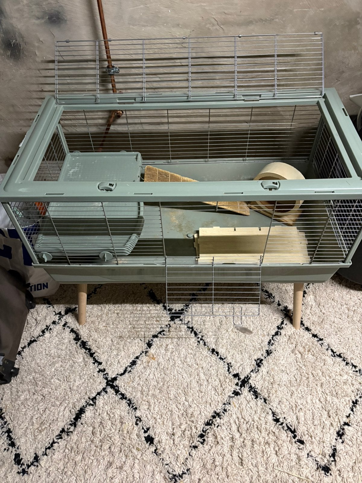 Konijnenkooi/caviakooi, Dieren en Toebehoren, Kooi, Gebruikt, Cavia, 75 tot 110 cm