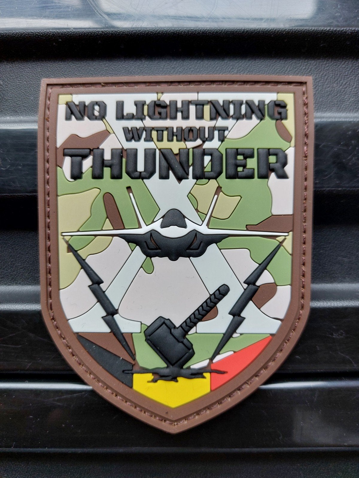 Patch Belgian Air Force 10W TAC F-35, Verzamelen, Militaria | Algemeen, Verzenden, Luchtmacht, Embleem of Badge