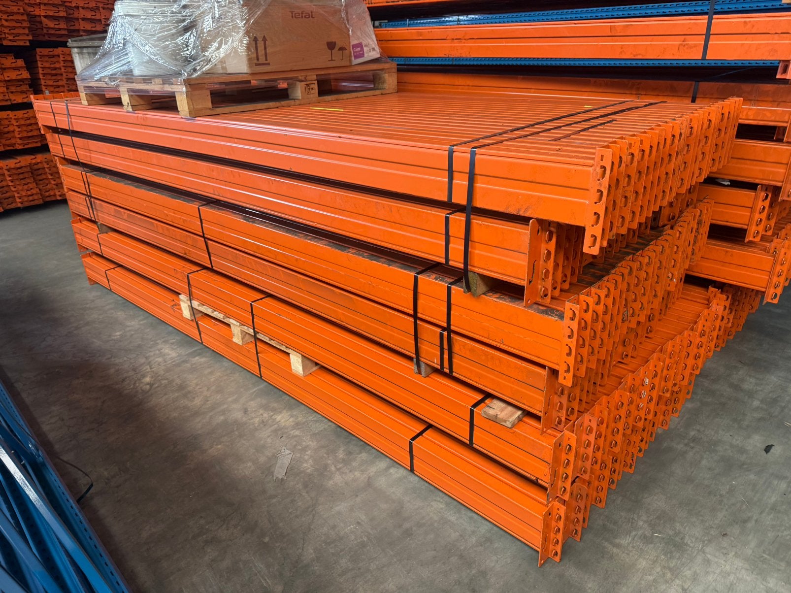 Palletstelling 5 m hoog met liggers 360 cm en 270 keuze, Ophalen of Verzenden
