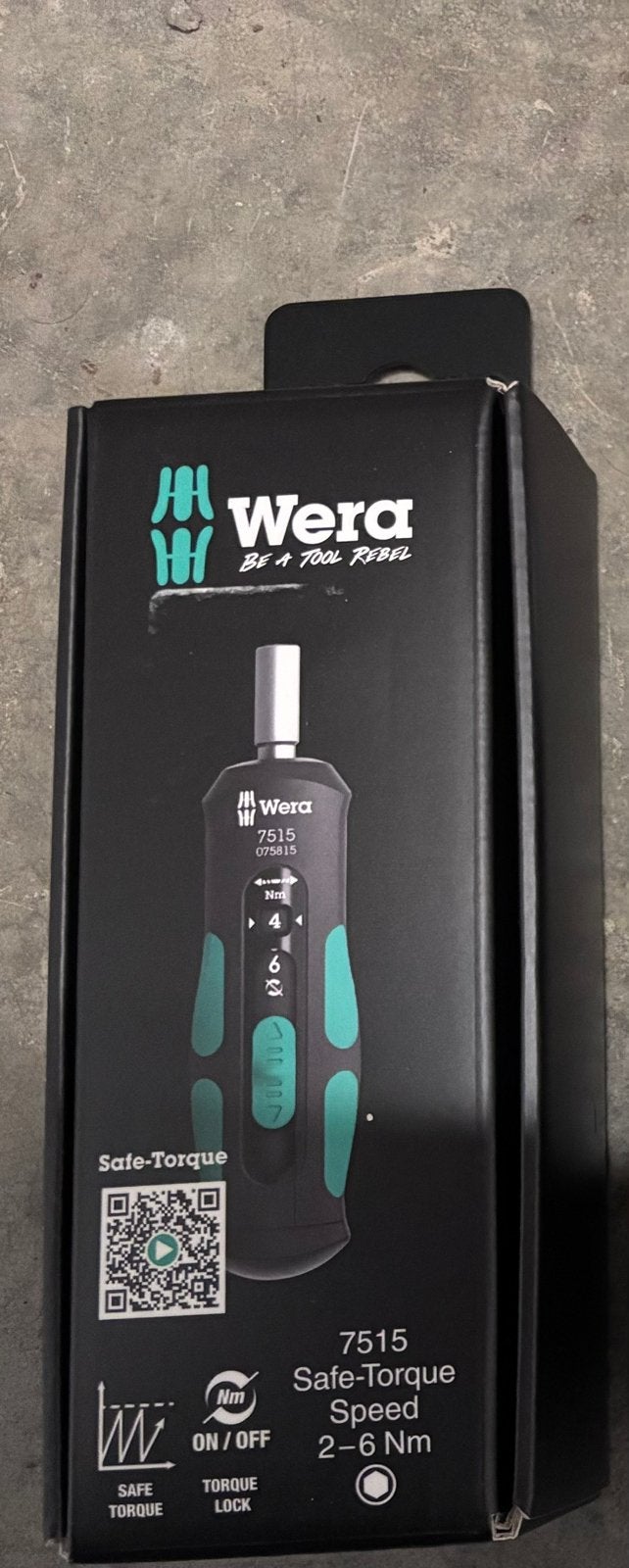Tournevis dynamométrique Wera 7515 Safe-Torque Speed 2–6 Nm, Enlèvement ou Envoi, Neuf