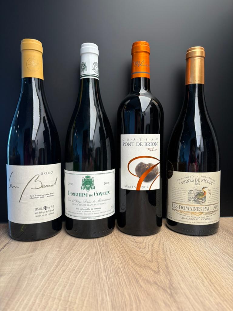 Lot de 40 bouteilles de vin et alcool divers, Enlèvement, Comme neuf