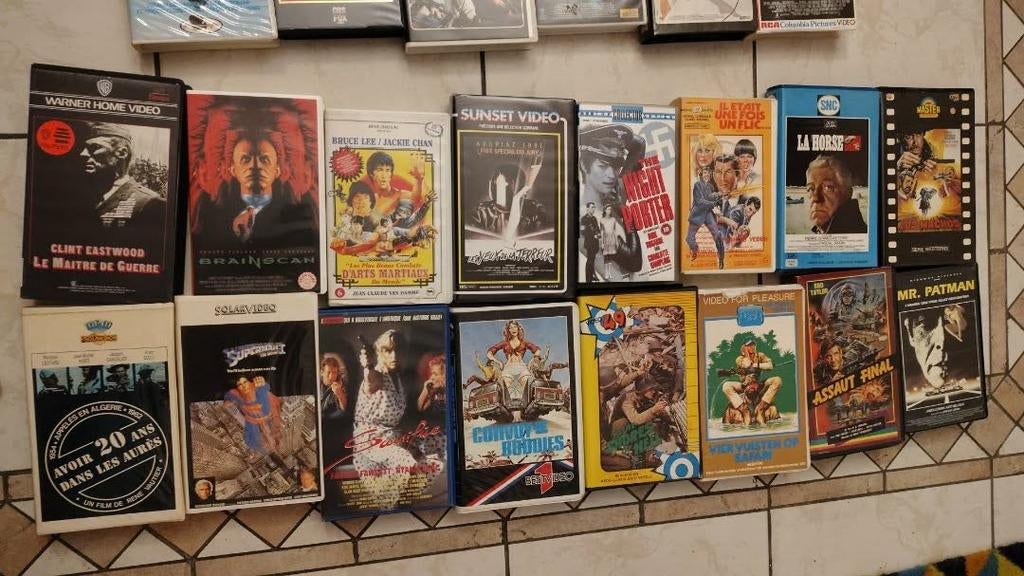 VHS-videocassettes, Ophalen