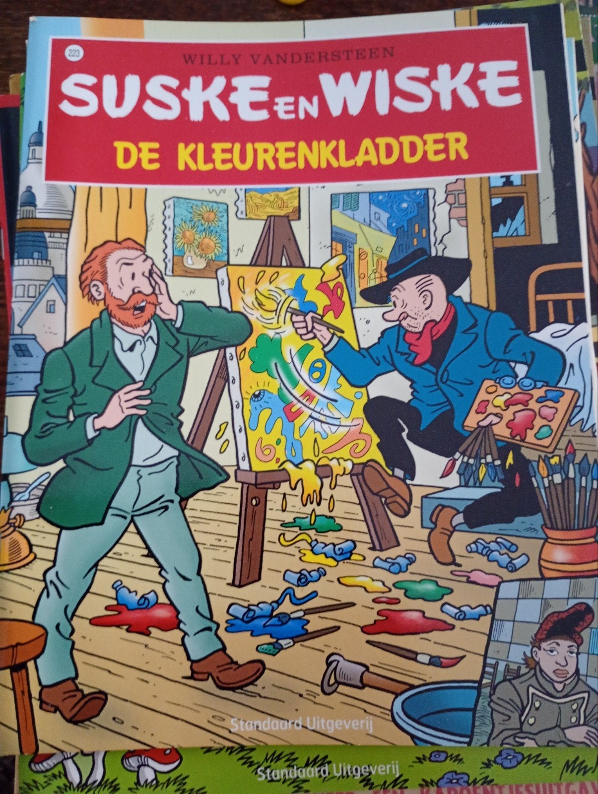 Suske en Wiske, de kleurenkladder ., Ophalen