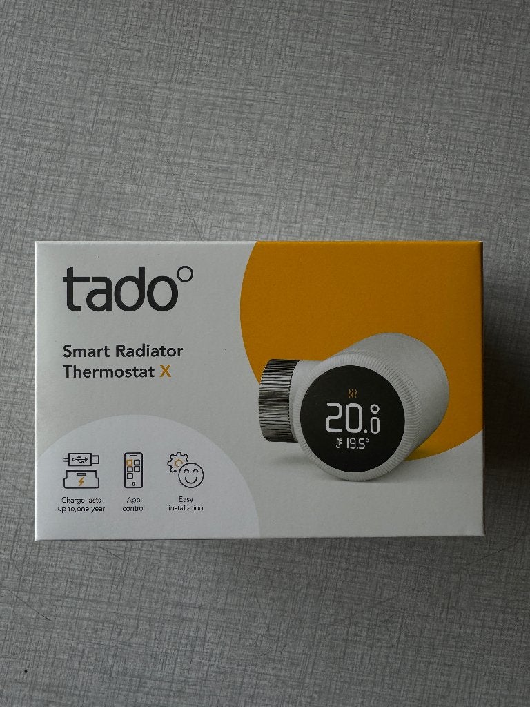 Tado Smart Radiator Thermostat X – NIEUW & ONGEOPEND, Bricolage & Construction, Enlèvement ou Envoi, Thermostat intelligent, Neuf