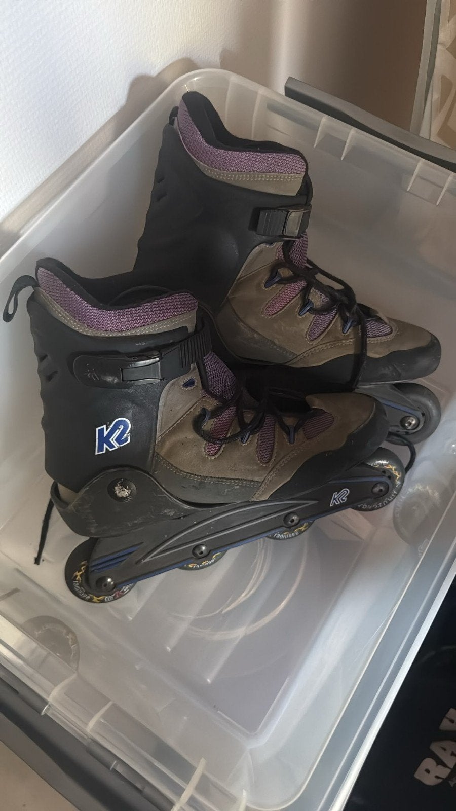 inline skates, Sport en Fitness, Skeelers, Ophalen, K2, Heren, Inline skates 4 wielen