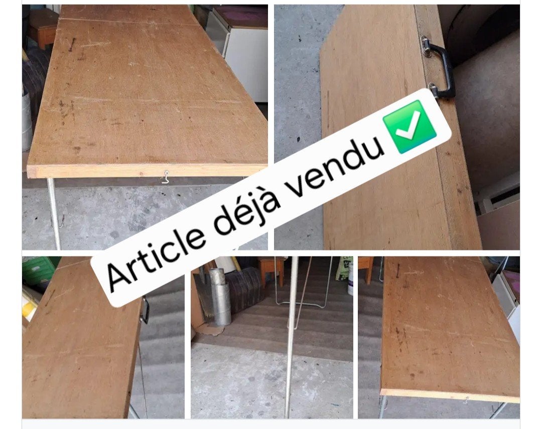 Table tapisserie, couper, coller tapis/ Article déjà vendu✅️, Bricolage & Construction, Tables à dessin, Comme neuf, 170 cm ou plus