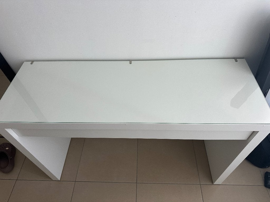 Coiffeuse MALM + chaise + rangement, Moins de 100 cm, Comme neuf, 100 à 150 cm, Enlèvement