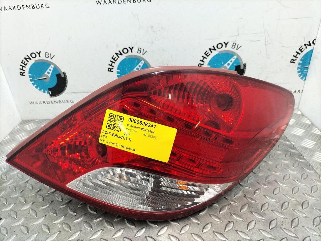 PEUGEOT 207 1.4 VTi X-line  ACHTERLICHT R 2010, Enlèvement ou Envoi, Utilisé, ARN reconnu