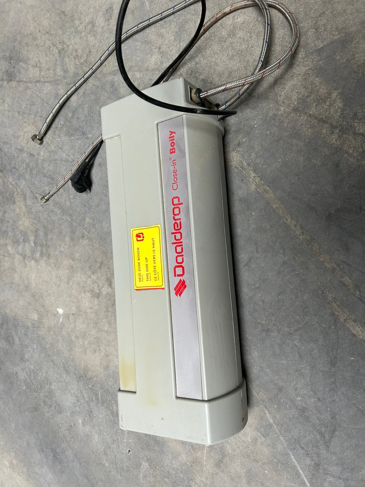 Daalderop close-in boiler, Ophalen
