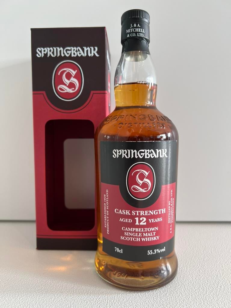 Springbank 12Yo cask strenght, Enlèvement, Comme neuf