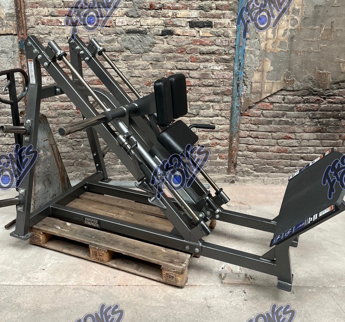 Lineaire Hack Squat met Hammer Strength, Ophalen of Verzenden, Zo goed als nieuw