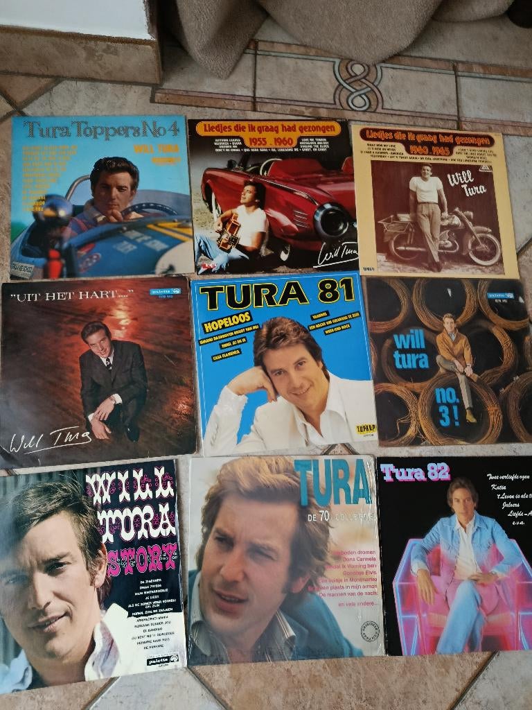 Will Tura set van 13 LP's, Gebruikt, 1980 - 1989, Ophalen of Verzenden, Pop