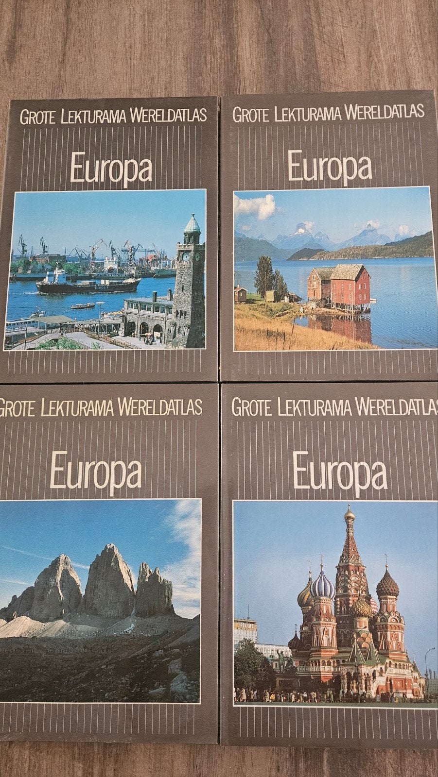Koopje 4-delige Lekturama Wereldatlas – Europa, Ophalen
