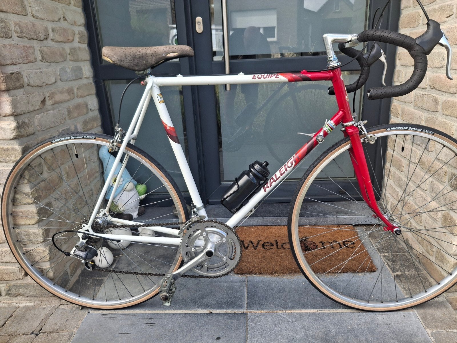 VÉLO DE COURSE RÉTRO RALEIGH TEAM 1987 ENTIÈREMENT RESTAURÉ, Frein sur jante, Années 60 ou plus récent, RALEIGH EQUIPE, Enlèvement