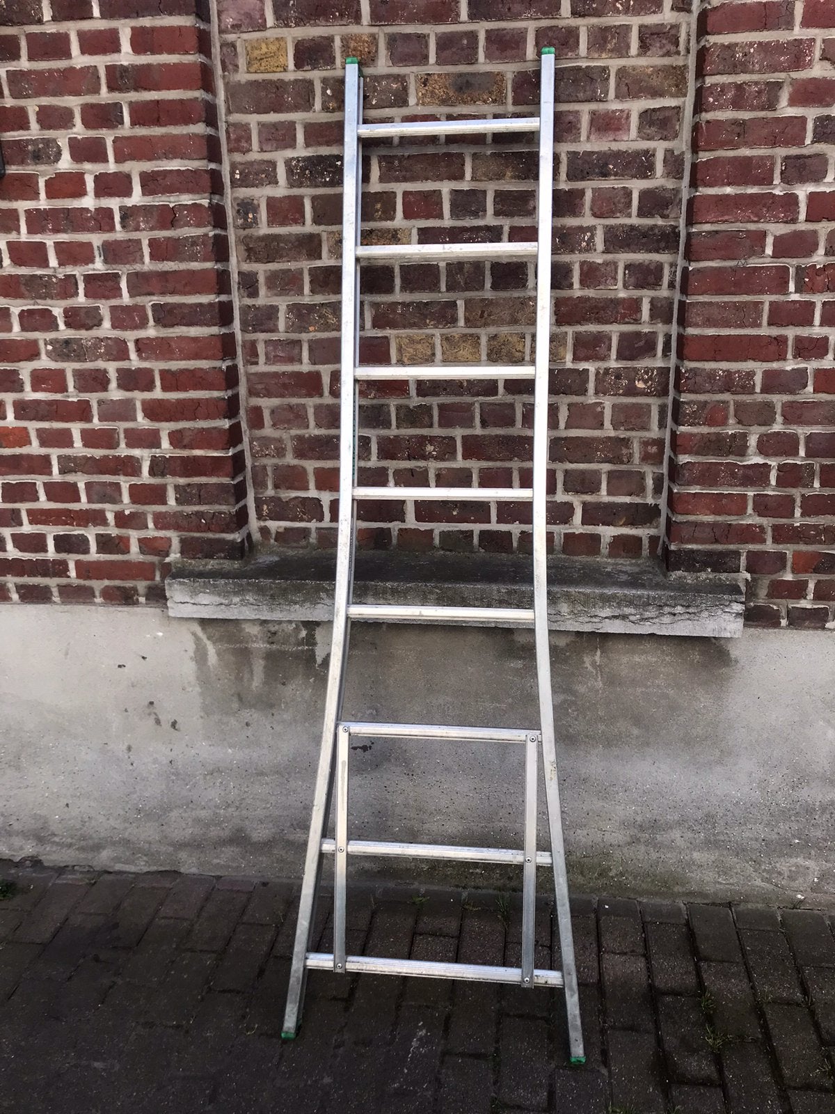 LADDER 8 TREDEN GOEDE STAAT, Ophalen of Verzenden, Zo goed als nieuw, Ladder, 2 tot 4 meter