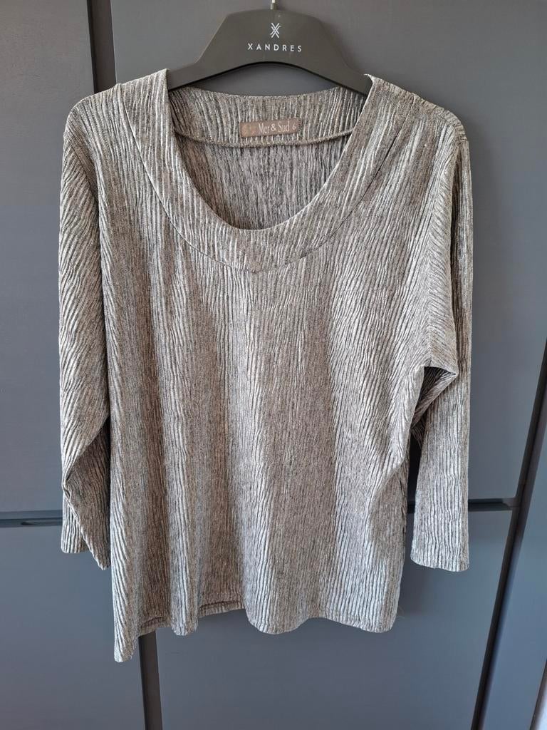 T-shirt, 3/4 mouw dames, grijs,mt 46, Ophalen of Verzenden