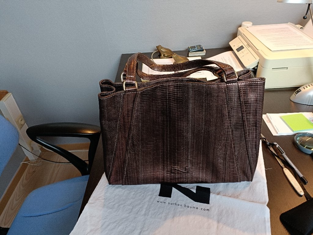Handtas Nathan Baume, Enlèvement ou Envoi, Comme neuf, Violet, Sac à main