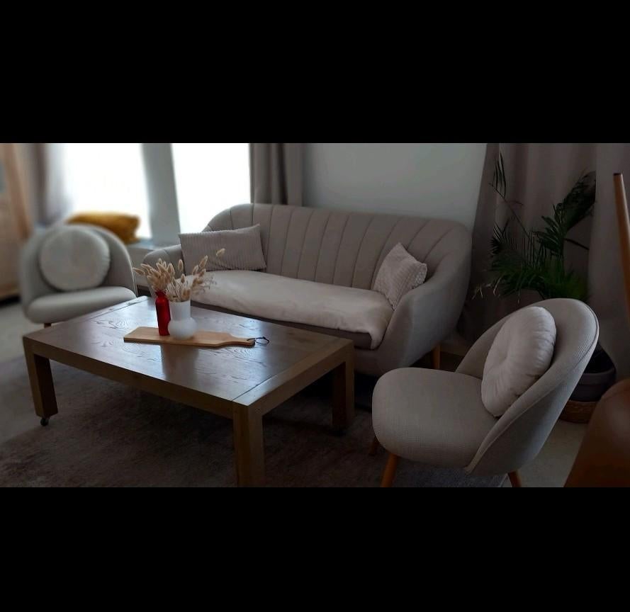 Zetel Egedal jysk te koop + 2 stoelen, Ophalen
