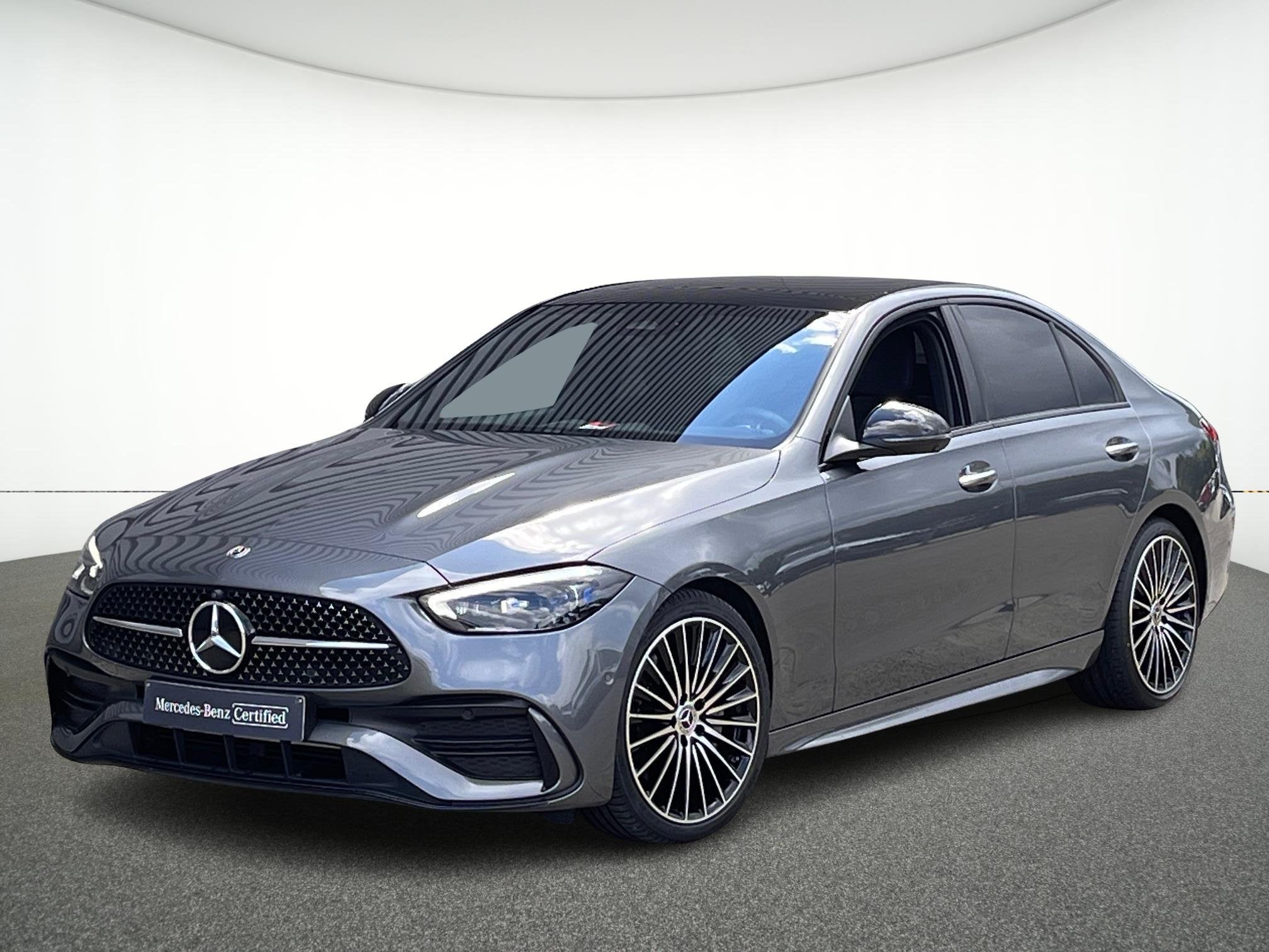 Mercedes-Benz C-Klasse Berline 180 AMG/Pano/Burm/Mempack, Auto's, Automaat, 4 deurs, 4 cilinders, Sound system