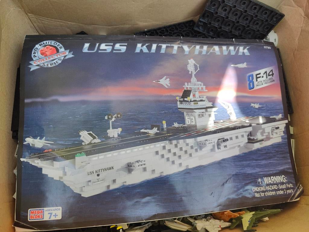 Lego Mega blocks vliegdekschip, Ophalen of Verzenden