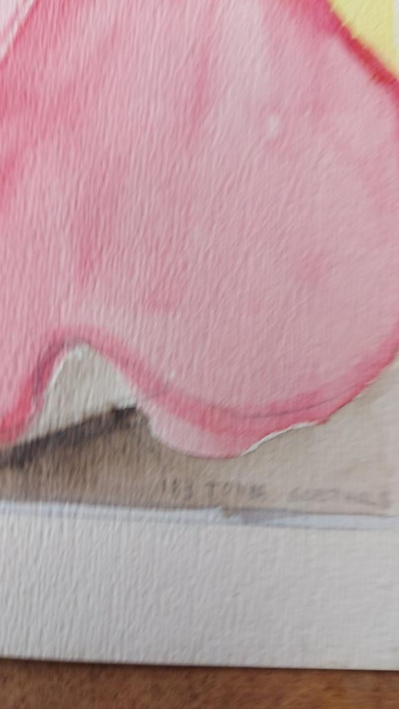 Aquarelproductie van een zeldzame Belle Epoque affiche, Enlèvement