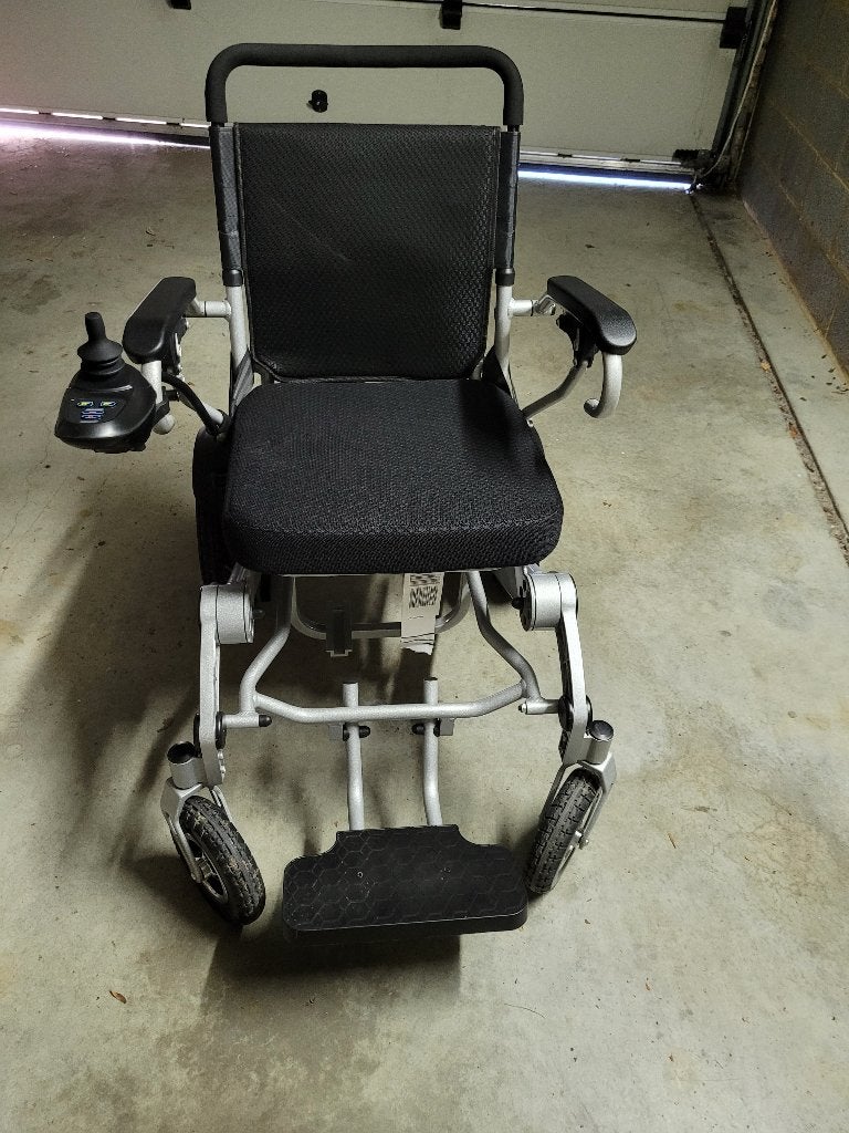Chaise roulante électrique, Divers, Enlèvement, Pliant, Comme neuf, Fauteuil roulant électrique