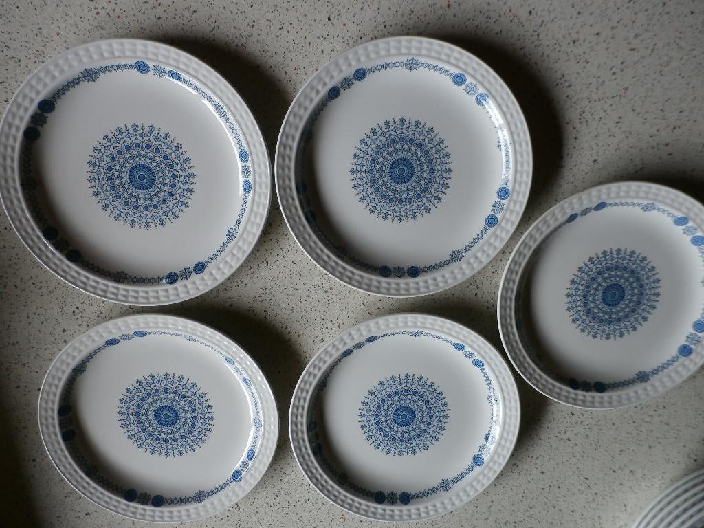 retro borden PONTESA ironstone made in spain, Ophalen