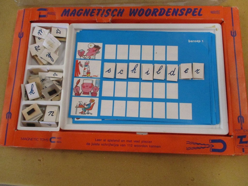 magnetisch woordenspel, Kinderen en Baby's, Speelgoed | Educatief en Creatief, Ophalen of Verzenden, Gebruikt