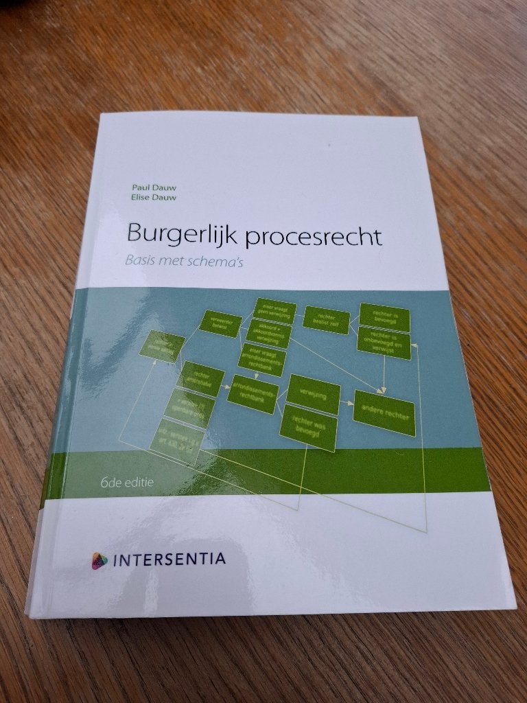Paul Dauw - Burgerlijk procesrecht (zesde editie), Nieuw, Ophalen of Verzenden, Paul Dauw, Hogeschool