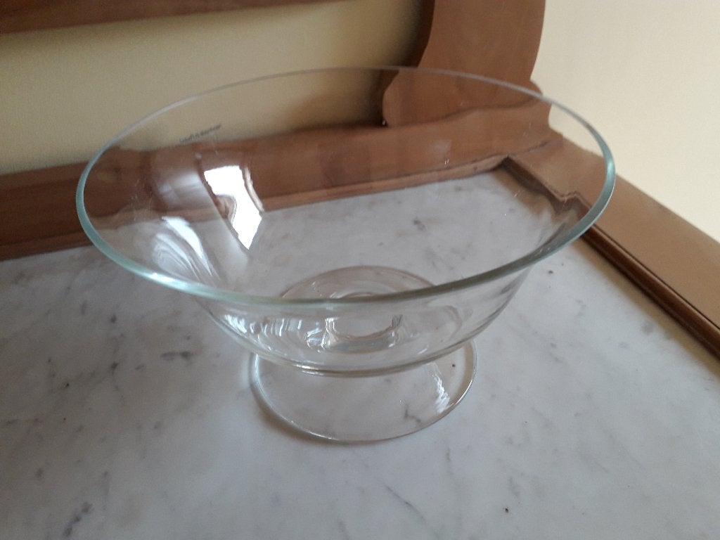 glazen schaal, Rond, Comme neuf, Verre, Enlèvement