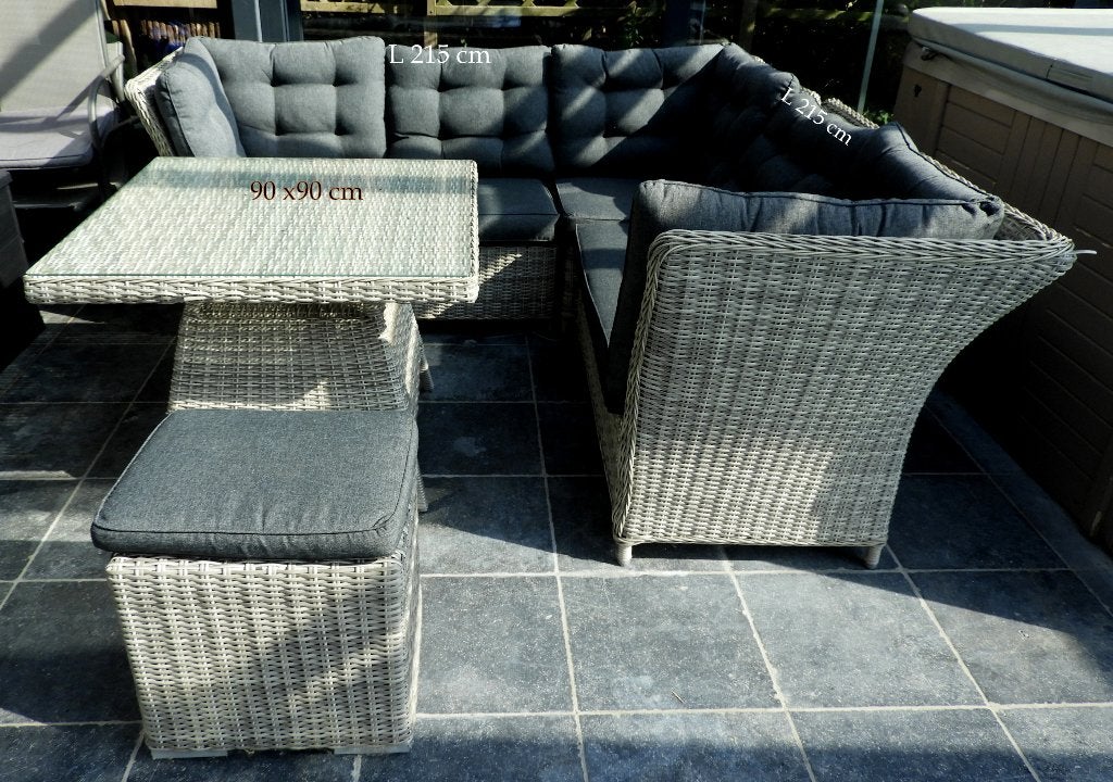 tuinmeubel, Tuin en Terras, Ophalen, Rotan, Bank, Zo goed als nieuw