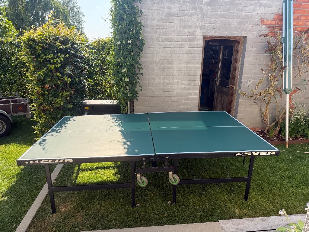 Pingpong tafel Sven, Sport en Fitness, Ophalen, Gebruikt, Verrijdbaar