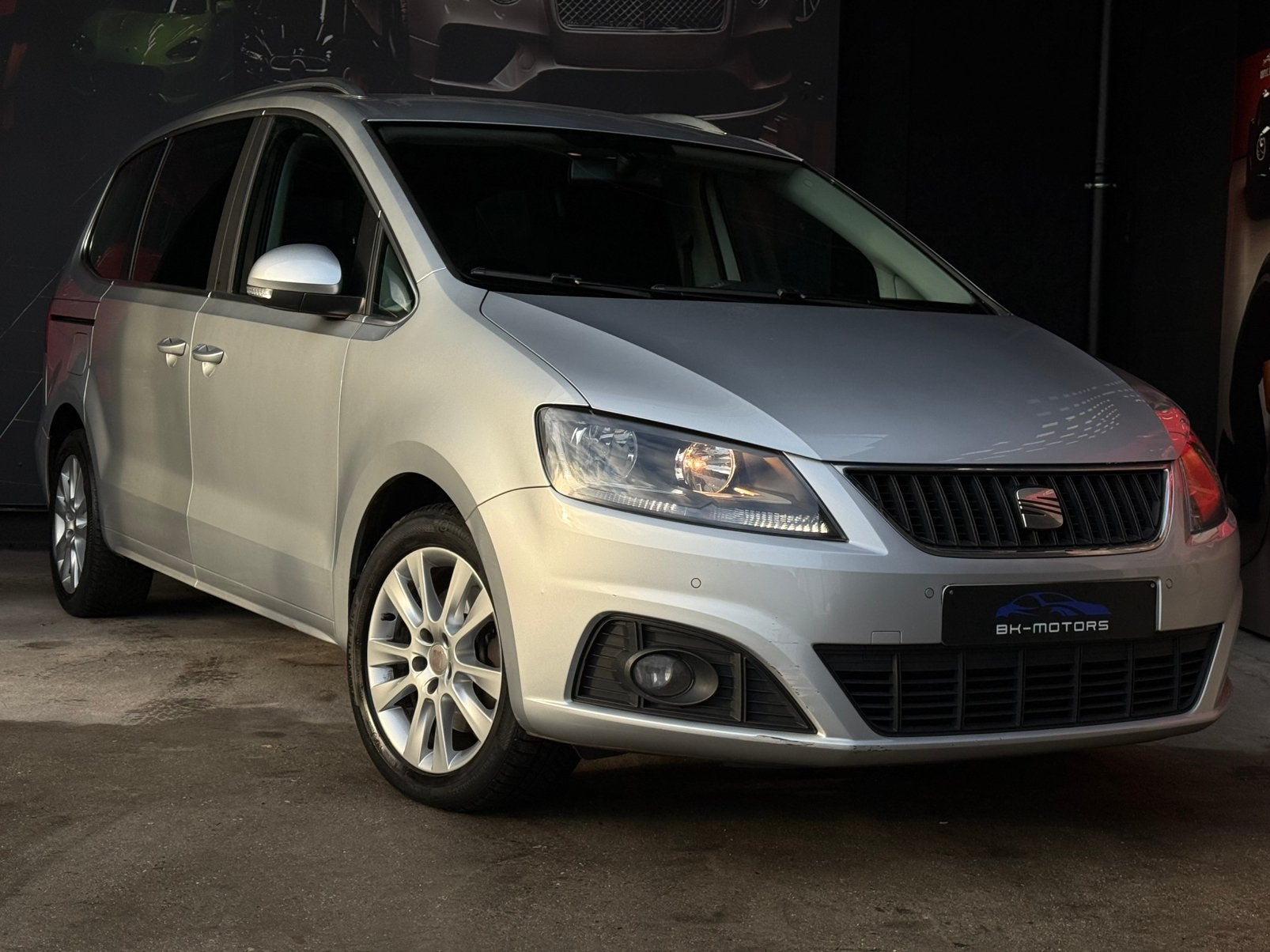 Seat Alhambra 2.0 TDI 7 plaats, Autos, Achat, Entreprise, 7 places, Noir