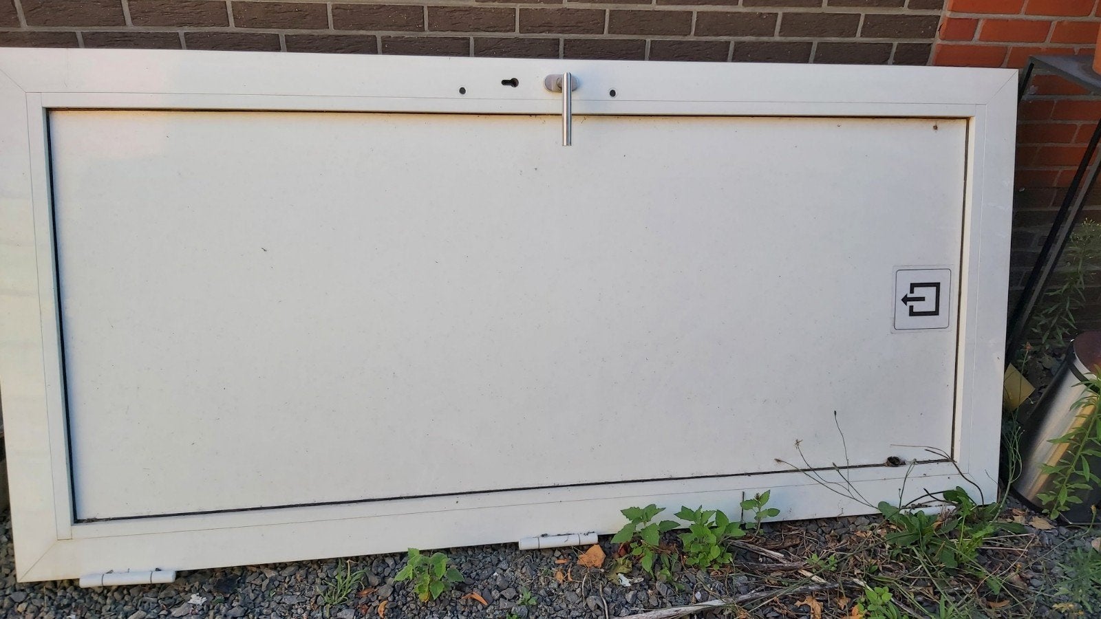 Aluminium buitendeur, Ophalen, 80 tot 100 cm, Buitendeur, 200 tot 215 cm