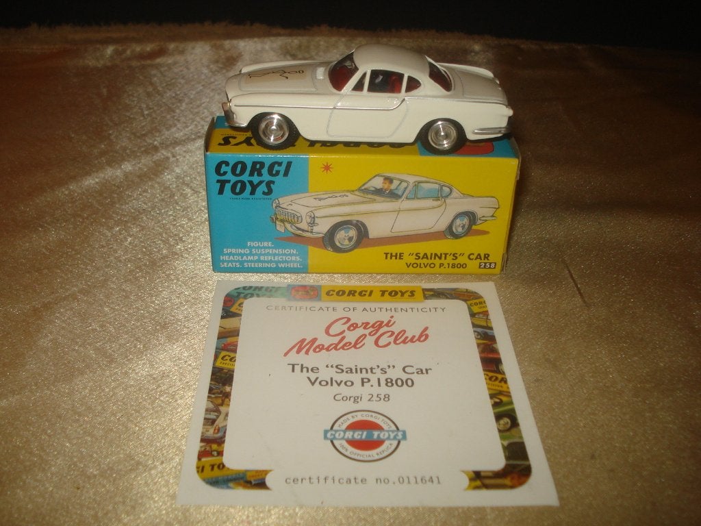 CORGI TOYS Volvo P.1800 "The Saint" avec + Boîte & Certif, Enlèvement ou Envoi, Neuf, Voiture, Corgi