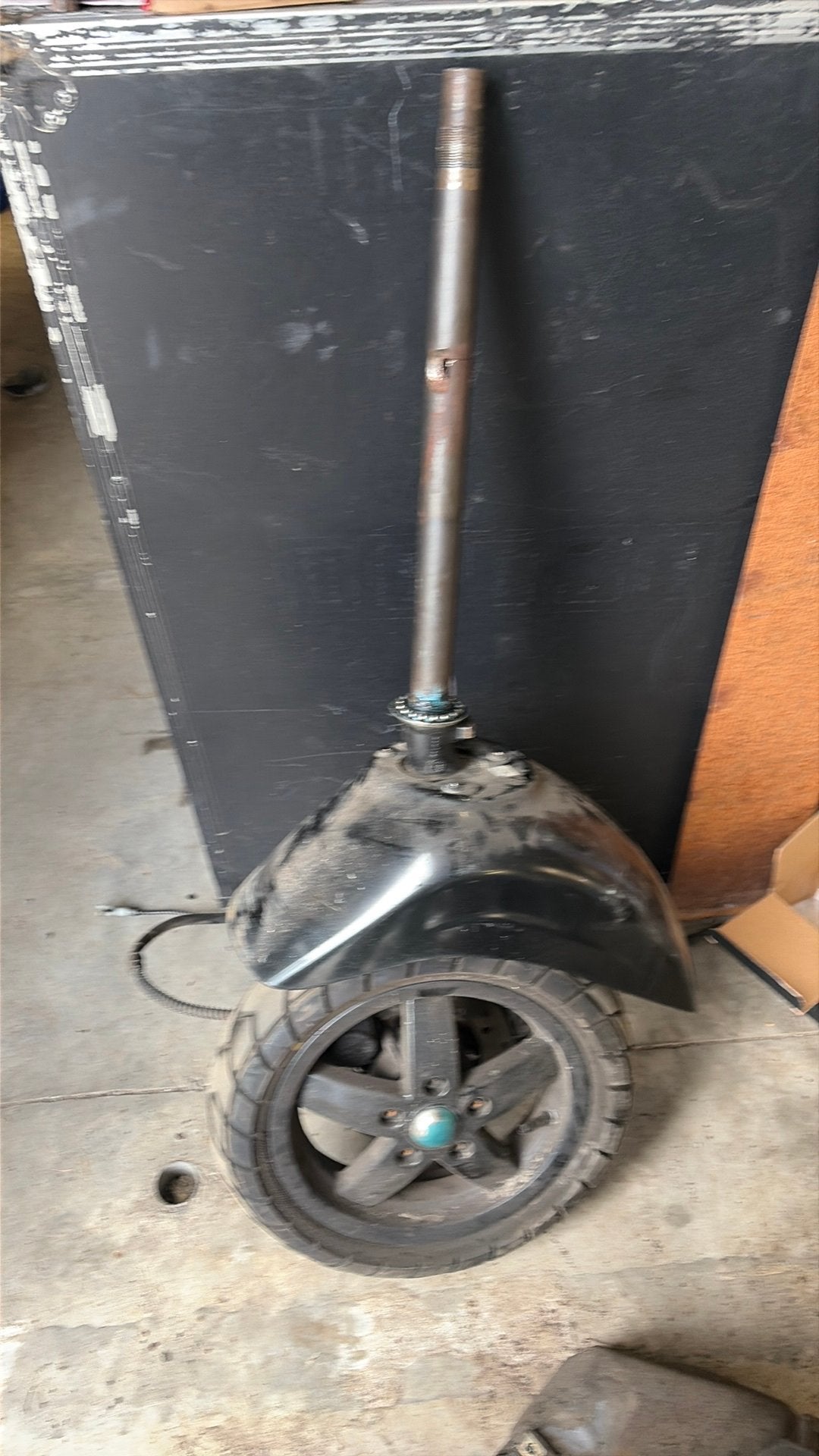 Originele Piaggio Zip SP Voorvork Compleet Met Wiel, Ophalen, Gebruikt, Piaggio