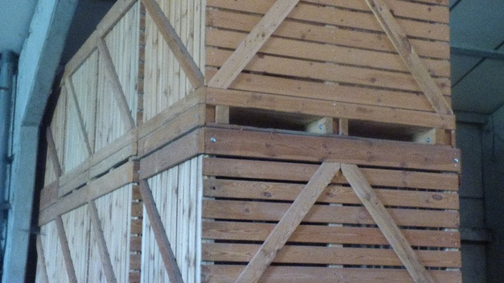 houten kisten, Ophalen