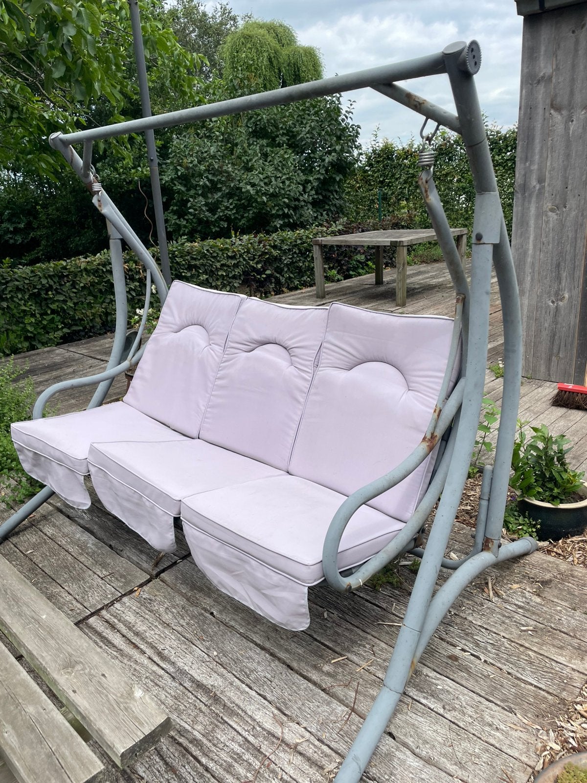 Schommelbank, Tuin en Terras, Ligbedden, Ophalen, Gebruikt, Metaal