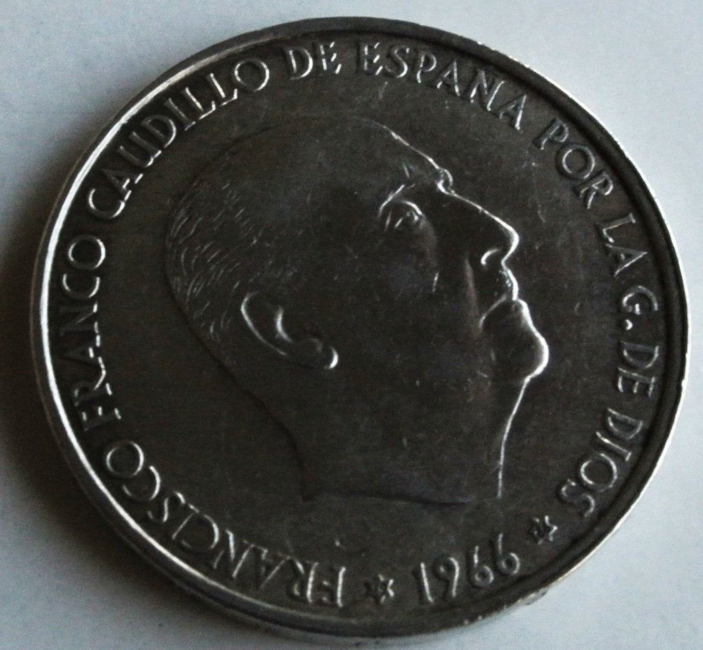 100 PESETAS EN ARGENT ESPAGNE 1966*66 FRANCISCO FRANCO, Enlèvement ou Envoi, Autres pays, Monnaie en vrac, Argent