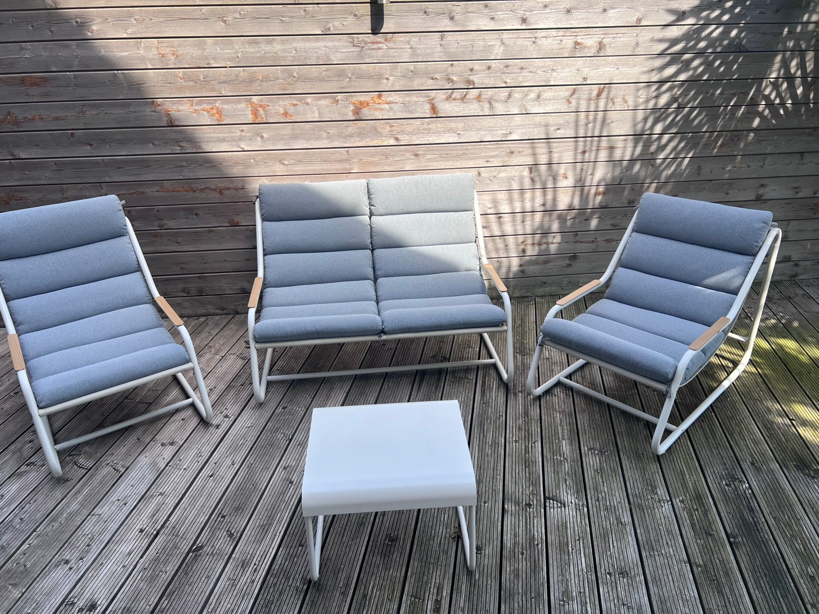 Loungeset van Hyba , vorig jaar nieuw gekocht, Tuin en Terras, Ophalen, Zo goed als nieuw, Loungeset