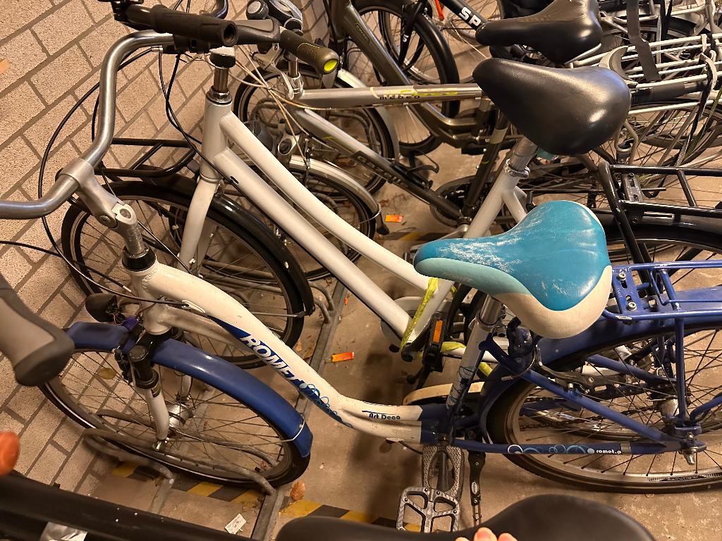 Dames fiets, Fietsen en Brommers, Gebruikt, Velgrem, Versnellingen, Ophalen