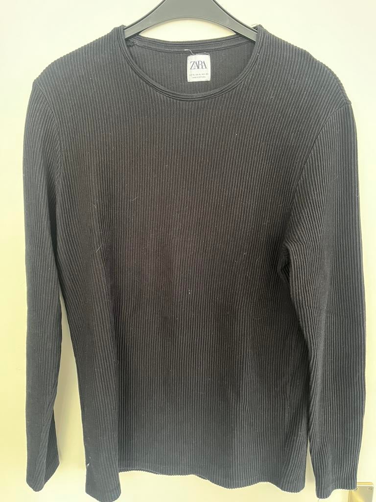 Sweater zara xl zwart zo goed als nieuw, Kleding | Heren, Truien en Vesten, Ophalen, Zo goed als nieuw, Zwart