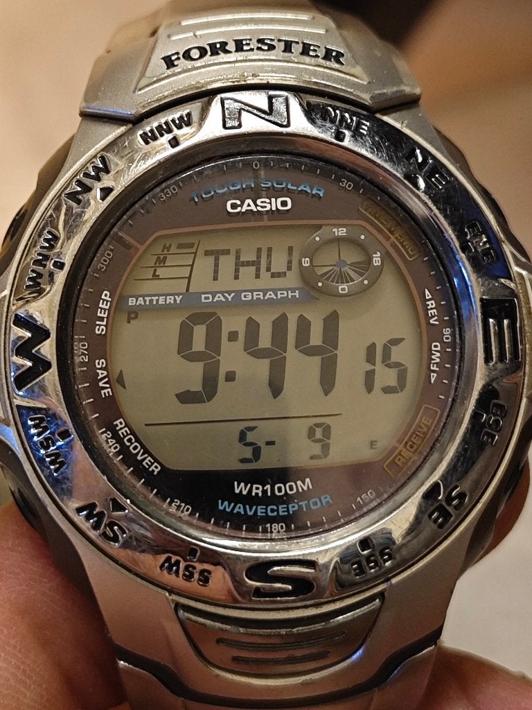 Horloge Casio Waveceptor Tough Solar, Ophalen of Verzenden, Zo goed als nieuw, Casio
