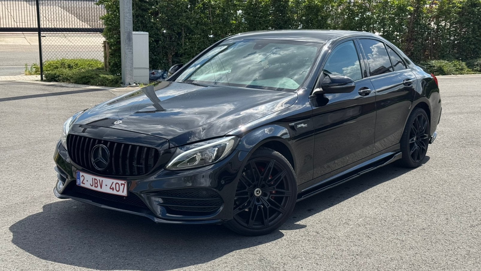 Mercedes C Klasse Amg Pack C43Look Topstaat Gekeurd 2017, Auto's, Automaat, Achterwielaandrijving, Zwart, Leder