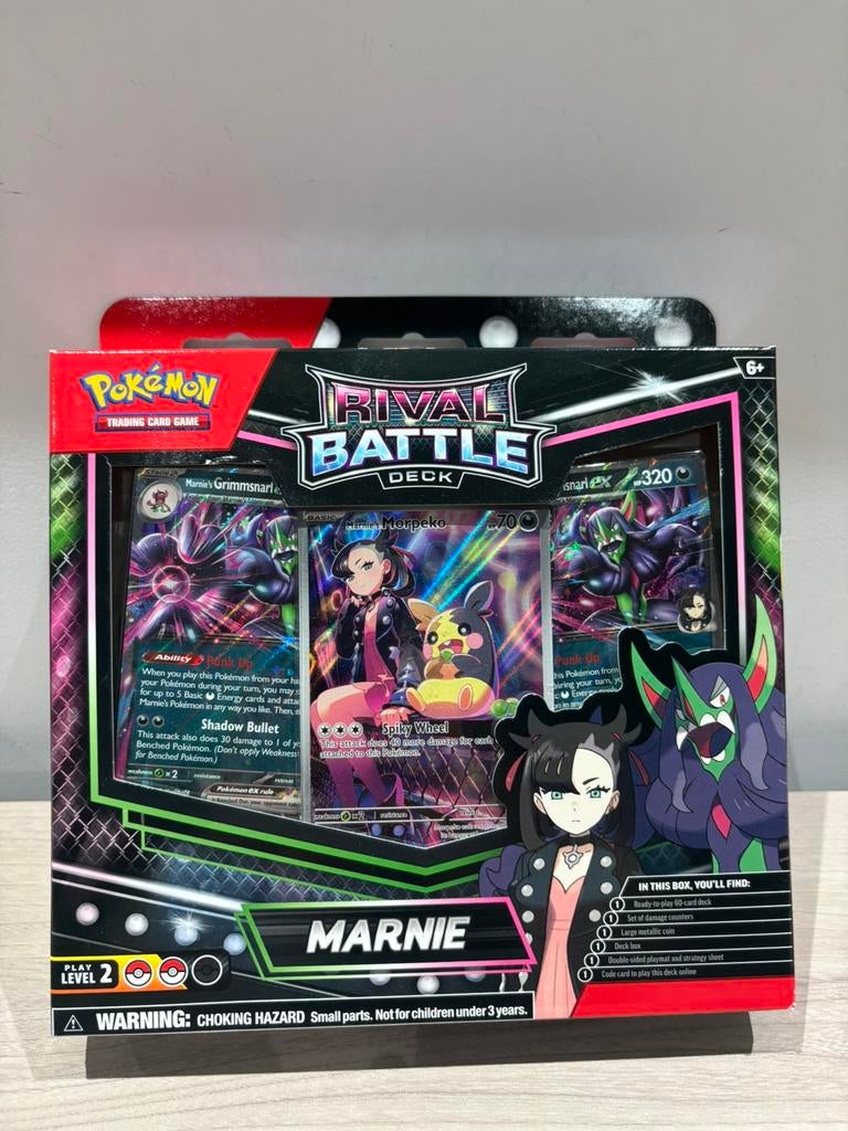 Deck de combat rival — Marnie (Grimmsnarl ex) Pokémon TCG, Hobby & Loisirs créatifs, Jeux de cartes à collectionner | Pokémon