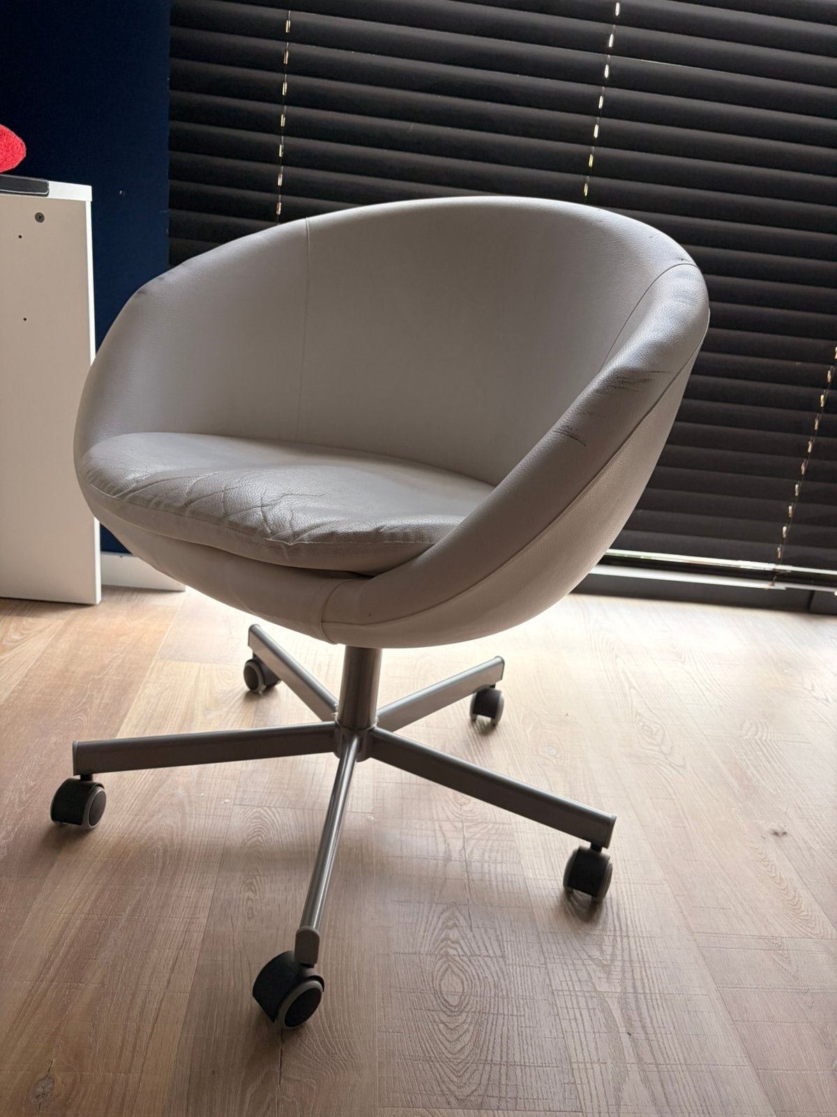 Ikea bureaustoel, Ophalen, Gebruikt, Wit, Bureaustoel