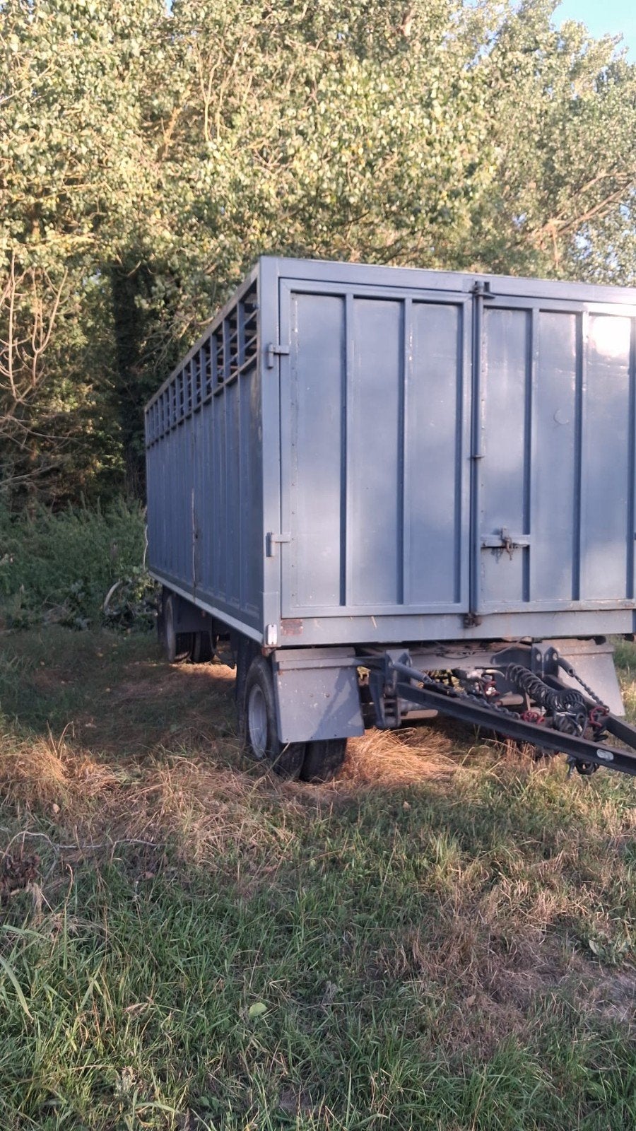 koeien aanhangwagen, Ophalen, Gebruikt